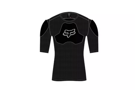 Koszulka z Ochraniaczami Fox Junior baseframe Pro Black YL-3