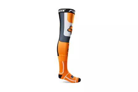 Chaussettes Fox Flexair Knee Brace Fluo Orange L - 29706-824-L