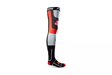 Ponožky Fox Flexair Knee Brace Fluo Red M - 29706-110-M