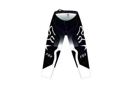 Pantalon de moto Fox 180 Negru/Blanc 32-1