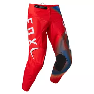 Fox 180 Pantaloni moto rosso fluo 36-1