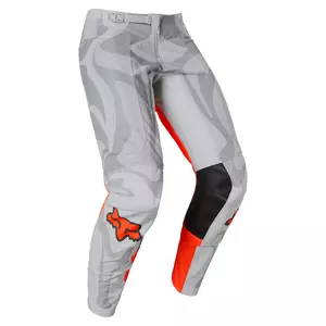 Pantaloni de motocicletă Fox Airline Exo Grey/Orange 34-2