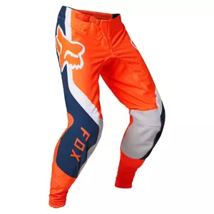 Calças de motociclismo Fox Flexair Fluo Orange 32-1