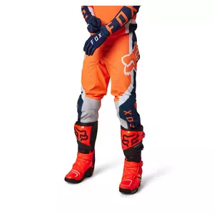 Calças de motociclismo Fox Flexair Fluo Orange 32-3
