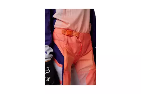 Fox Lady 180 Fluo Orange kalhoty na motorku 34-7