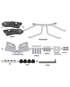 Portaequipajes lateral Givi TR1185 Honda CB 650 R 21-22 - TR1185