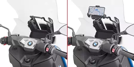 Givi dwarsbalk voor montage van gps-telefoonhouders BMW C 400 X '19 - FB5130