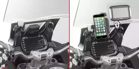 Poprzeczka Givi do montażu uchwytów telefonów GPS Ducati Multistrada - FB7408