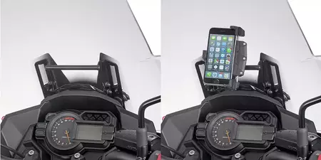 Givi dwarsbalk voor montage van GPS-telefoonhouders Kawasaki Versys 1000 17-18 - FB4120