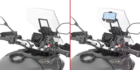 Traversa Givi per montaggio porta telefono GPS Yamaha Tracer 9 21-22 - FB2159