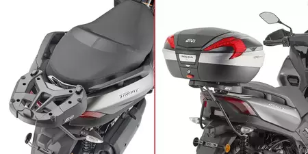 "Givi SR2149" centrinis bagažinės laikiklis be plokštelės "Yamaha X-MAX 125" / "Tricity 300" / "X-Max 300" 17-22 - SR2149