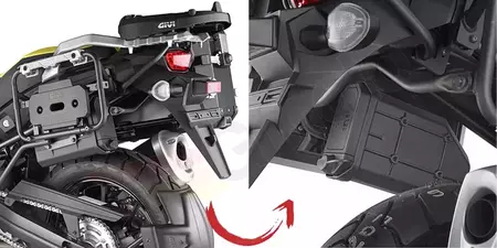 Givi S250 toolbox mount for side rack TL3114KIT Suzuki DL 1000 V-Strom 17-19 - TL3114KIT