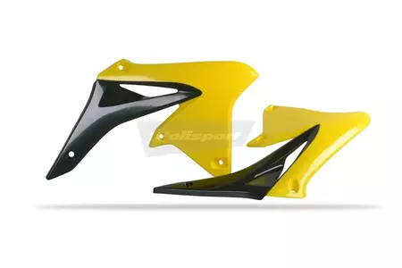 Set di tappi radiatore Polisport Suzuki RM-Z 250 giallo-2