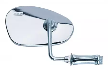 Miroir (1 unité) droit, chromé ovale Zundapp - 913/4VR