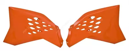 Kühlerabdeckung Kühlerverkleidung UFO orange - KT04009127