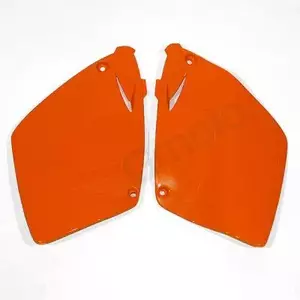 Set kunststof zijpanelen achter UFO oranje - KT03041127
