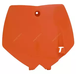 UFO startnummerplade orange - KT03071127