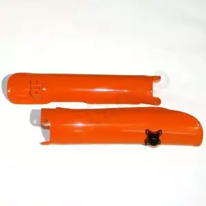 Coberturas dos amortecedores dianteiros com dispositivo de bloqueio UFO cor de laranja - KT03089127
