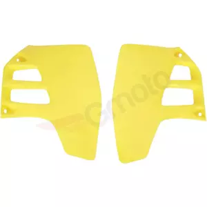 Ouïes de radiateur UFO jaune Suzuki RM125/250 - SU02909101