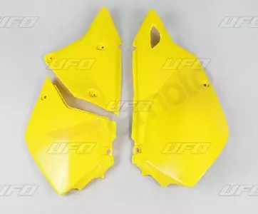 Jeu de caches latéraux arrière en plastique UFO jaune - SU03979101