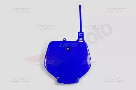 Plaque numéro frontale UFO bleu Yamaha YZ125/250 - YA02853089