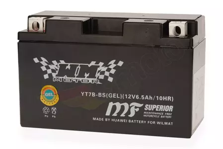 Batterie au gel 12V 6.5Ah WM YT7B-BS