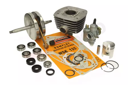 Kit de réparation moteur vilebrequin cylindre carburateur roulements kpl - 76667