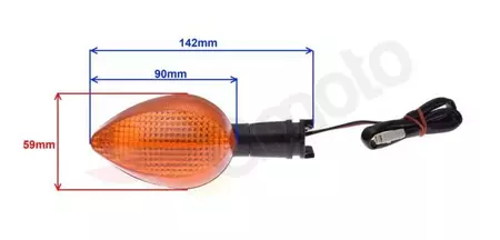 Индикаторна лампа за посоката на движение Yamaha YZF R1 07-09 YZF R6 06-09-2