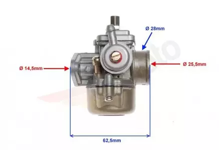 Carburateur Karpatka K60B + filtre à carburant-3