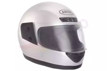 Awina casco integral moto TN-003 plata S-1