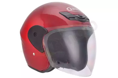 Awina moto casco abierto TN-8661 rojo XXL-1