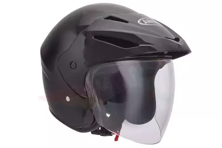 Awina casco de moto abierto con visera TN-8616 negro M-1