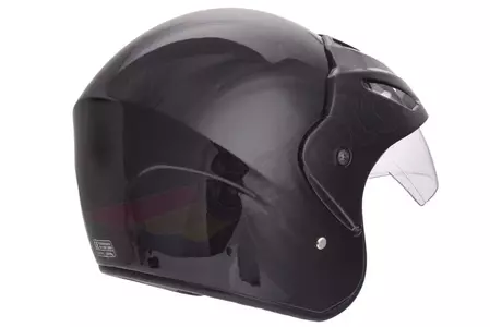 Awina casco de moto abierto con visera TN-8616 negro M-3
