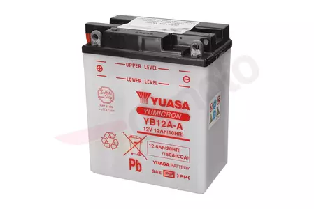 12V 12 Ah batteri Yuasa Yumicron YB12A-A-2