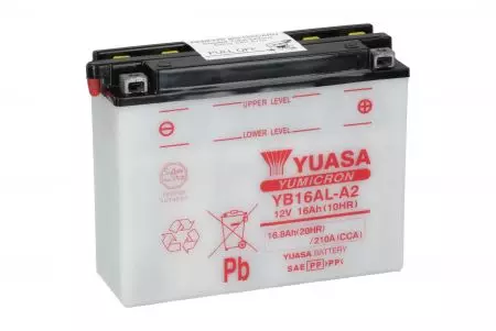 12V 16Ah Yuasa Yumicron YB16AL-A2 baterija-2