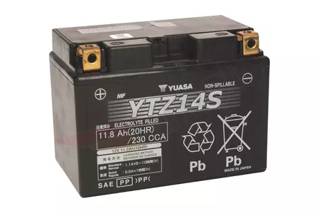 Batterie GEL Motorradbatterie YUASA YTZ14S