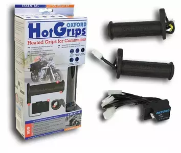 Podgrzewane manetki Oxford Hot Grips Essential Commuter z panelem sterującym na kierownicę 22 mm-1