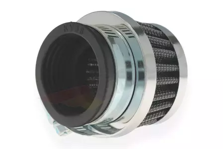 Kónický vzduchový filter 28 mm chrómový nízky-3