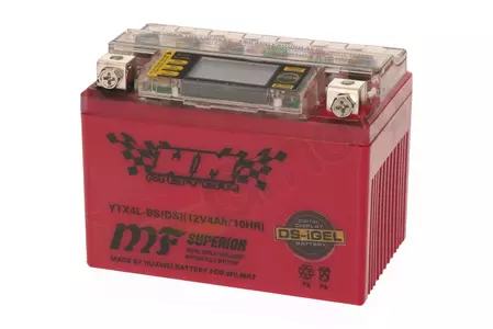 WM Motor YTX4L-BS Baterie cu gel de 12V 4 Ah cu afișare a parametrilor