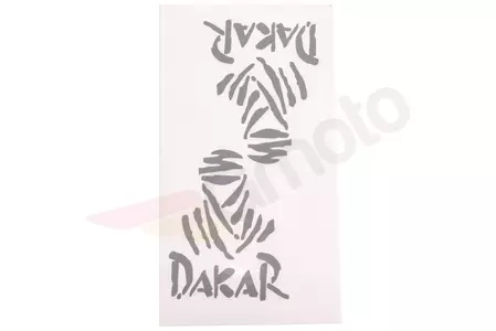 Adesivo Dakar grigio stampato