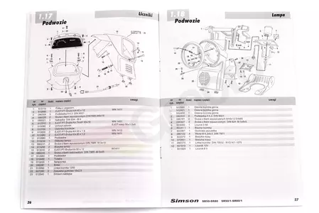 Katalog części Simson SR 50 80-2