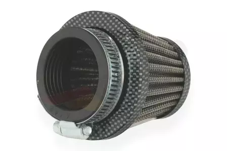 Kónický vzduchový filter 30 mm veľký uhlíkový-3