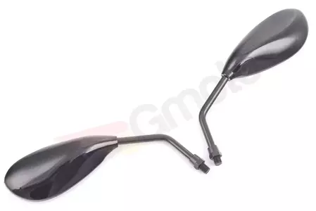 Espejos ovalados negros M10 KPL rosca derecha-4