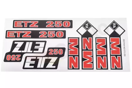 Set de autocolante MZ ETZ 250