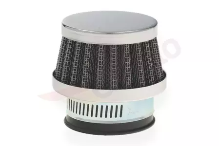Vzduchový filter kónický 32 mm chrómový nízky - 81225