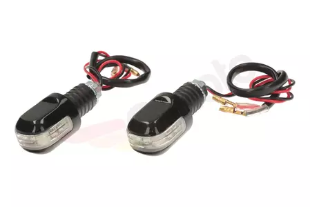 LED indikátory malé čierne kpl - 81553