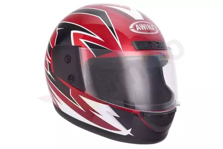 Awina casco integral moto TN-003 rojo XXXS-1