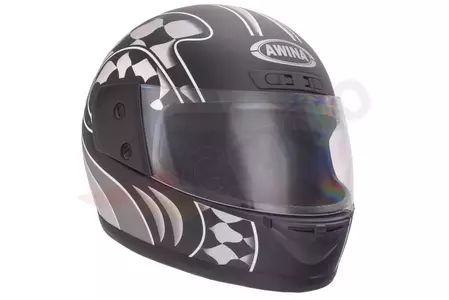 Motociklistička kaciga koja pokriva cijelo lice Awina TN-003 mat crna XXXS-1
