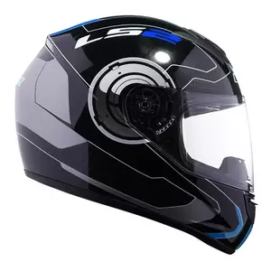 LS2 Atmos motociklistička kaciga za cijelo lice crno plava M-1