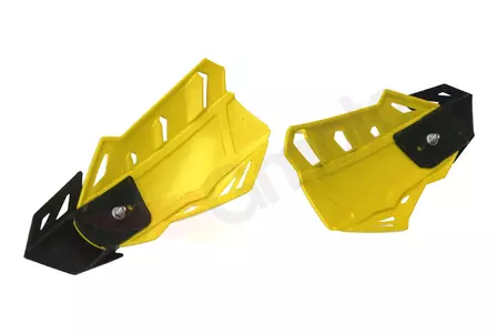 Racetech Flx handbeschermers geel-2
